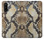 W2703 Snake Skin Texture Graphic Printed Hard Case and Leather Flip Case For OnePlus Nord CE 5G