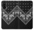 W3363 Bandana Black Pattern Hard Case and Leather Flip Case For OnePlus Nord CE 5G