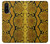 W3365 Yellow Python Skin Graphic Print Hard Case and Leather Flip Case For OnePlus Nord CE 5G