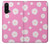 W3500 Pink Floral Pattern Hard Case and Leather Flip Case For OnePlus Nord CE 5G