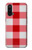 W3535 Red Gingham Hard Case and Leather Flip Case For OnePlus Nord CE 5G