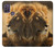 W1046 Lion King of Forest Hard Case and Leather Flip Case For Motorola Moto G10 Power