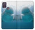 W1801 Beluga Whale Smile Whale Hard Case and Leather Flip Case For Motorola Moto G10 Power