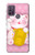 W3025 Pink Maneki Neko Lucky Cat Hard Case and Leather Flip Case For Motorola Moto G10 Power