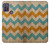 W3033 Vintage Wood Chevron Graphic Printed Hard Case and Leather Flip Case For Motorola Moto G10 Power