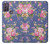 W3265 Vintage Flower Pattern Hard Case and Leather Flip Case For Motorola Moto G10 Power