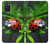 W0263 Ladybug Hard Case and Leather Flip Case For Samsung Galaxy A03S