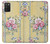 W2229 Vintage Flowers Hard Case and Leather Flip Case For Samsung Galaxy A03S