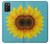 W3039 Vintage Sunflower Blue Hard Case and Leather Flip Case For Samsung Galaxy A03S