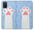 W3618 Cat Paw Hard Case and Leather Flip Case For Samsung Galaxy A03S