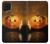 W1083 Pumpkin Spider Candles Halloween Hard Case and Leather Flip Case For Samsung Galaxy A22 4G