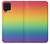 W3698 LGBT Gradient Pride Flag Hard Case and Leather Flip Case For Samsung Galaxy A22 4G