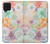 W3705 Pastel Floral Flower Hard Case and Leather Flip Case For Samsung Galaxy A22 4G