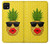 W2443 Funny Pineapple Sunglasses Kiss Hard Case and Leather Flip Case For Samsung Galaxy A22 5G