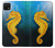 W2444 Seahorse Underwater World Hard Case and Leather Flip Case For Samsung Galaxy A22 5G