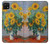 W2937 Claude Monet Bouquet of Sunflowers Hard Case and Leather Flip Case For Samsung Galaxy A22 5G