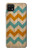 W3033 Vintage Wood Chevron Graphic Printed Hard Case and Leather Flip Case For Samsung Galaxy A22 5G