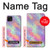 W3706 Pastel Rainbow Galaxy Pink Sky Hard Case and Leather Flip Case For Samsung Galaxy A22 5G