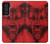 W1090 Red Wolf Hard Case and Leather Flip Case For Samsung Galaxy S21 FE 5G