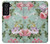 W2178 Flower Floral Art Painting Hard Case and Leather Flip Case For Samsung Galaxy S21 FE 5G