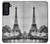 W2350 Old Paris Eiffel Tower Hard Case and Leather Flip Case For Samsung Galaxy S21 FE 5G