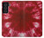 W2480 Tie Dye Red Hard Case and Leather Flip Case For Samsung Galaxy S21 FE 5G