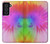 W2488 Tie Dye Color Hard Case and Leather Flip Case For Samsung Galaxy S21 FE 5G