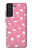 W2858 Pink Flamingo Pattern Hard Case and Leather Flip Case For Samsung Galaxy S21 FE 5G