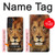 W2870 Lion King of Beasts Hard Case and Leather Flip Case For Samsung Galaxy S21 FE 5G