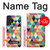 W3049 Triangles Vibrant Colors Hard Case and Leather Flip Case For Samsung Galaxy S21 FE 5G