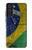 W3297 Brazil Flag Vintage Football Graphic Hard Case and Leather Flip Case For Samsung Galaxy S21 FE 5G