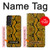 W3365 Yellow Python Skin Graphic Print Hard Case and Leather Flip Case For Samsung Galaxy S21 FE 5G