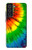 W3422 Tie Dye Hard Case and Leather Flip Case For Samsung Galaxy S21 FE 5G