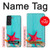 W3428 Aqua Wood Starfish Shell Hard Case and Leather Flip Case For Samsung Galaxy S21 FE 5G