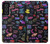 W3433 Vintage Neon Graphic Hard Case and Leather Flip Case For Samsung Galaxy S21 FE 5G