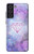 W3455 Diamond Hard Case and Leather Flip Case For Samsung Galaxy S21 FE 5G