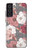 W3716 Rose Floral Pattern Hard Case and Leather Flip Case For Samsung Galaxy S21 FE 5G