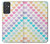 W3499 Colorful Heart Pattern Hard Case and Leather Flip Case For Samsung Galaxy Quantum 2