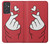 W3701 Mini Heart Love Sign Hard Case and Leather Flip Case For Samsung Galaxy Quantum 2