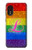 W2900 Rainbow LGBT Lesbian Pride Flag Hard Case and Leather Flip Case For Samsung Galaxy Xcover 5