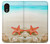 W3212 Sea Shells Starfish Beach Hard Case and Leather Flip Case For Samsung Galaxy Xcover 5