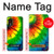 W3422 Tie Dye Hard Case and Leather Flip Case For Samsung Galaxy Xcover 5