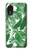 W3457 Paper Palm Monstera Hard Case and Leather Flip Case For Samsung Galaxy Xcover 5