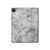 W2845 Gray Marble Texture Tablet Hard Case For iPad Pro 12.9 (2022, 2021, 2020, 2018), Air 13 (2024)