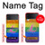 W2900 Rainbow LGBT Lesbian Pride Flag Hard Case For Samsung Galaxy Z Flip 3 5G