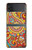 W3402 Floral Paisley Pattern Seamless Hard Case For Samsung Galaxy Z Flip 3 5G