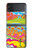 W3407 Hippie Art Hard Case For Samsung Galaxy Z Flip 3 5G