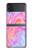 W3444 Digital Art Colorful Liquid Hard Case For Samsung Galaxy Z Flip 3 5G