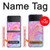 W3444 Digital Art Colorful Liquid Hard Case For Samsung Galaxy Z Flip 3 5G