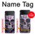 W3582 Purple Sugar Skull Hard Case For Samsung Galaxy Z Flip 3 5G